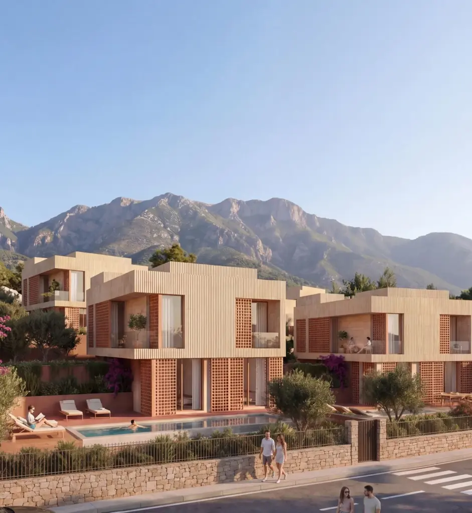 The private villas