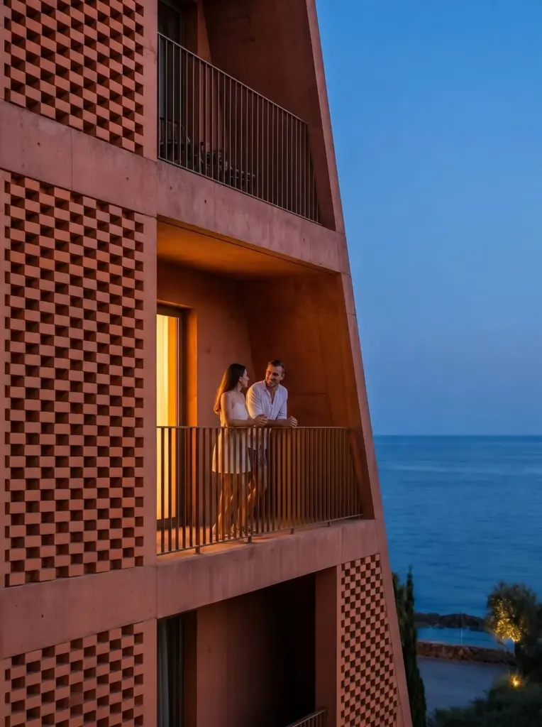 Balcony at dusk