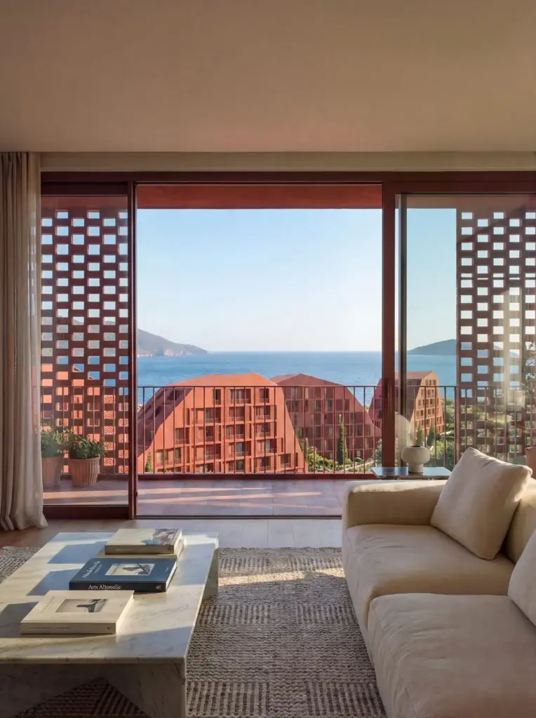 Loggia onto the sea